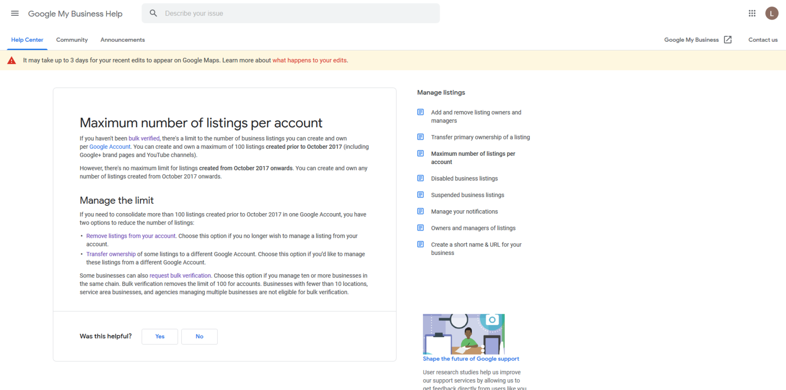 Maximum number of listings per account - Google My Business Help.png