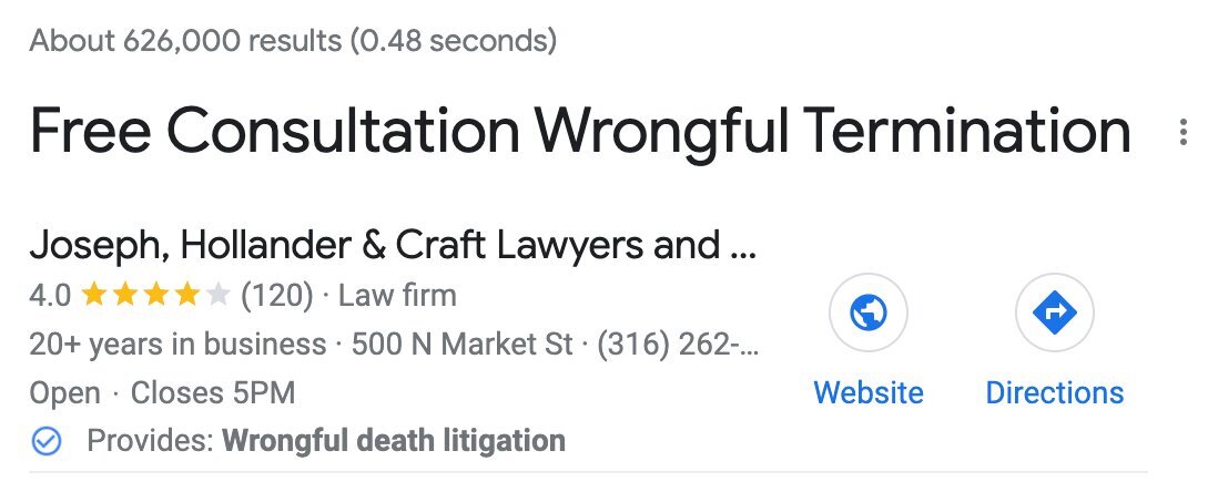 google ad bogus wrongful termination search result.jpg